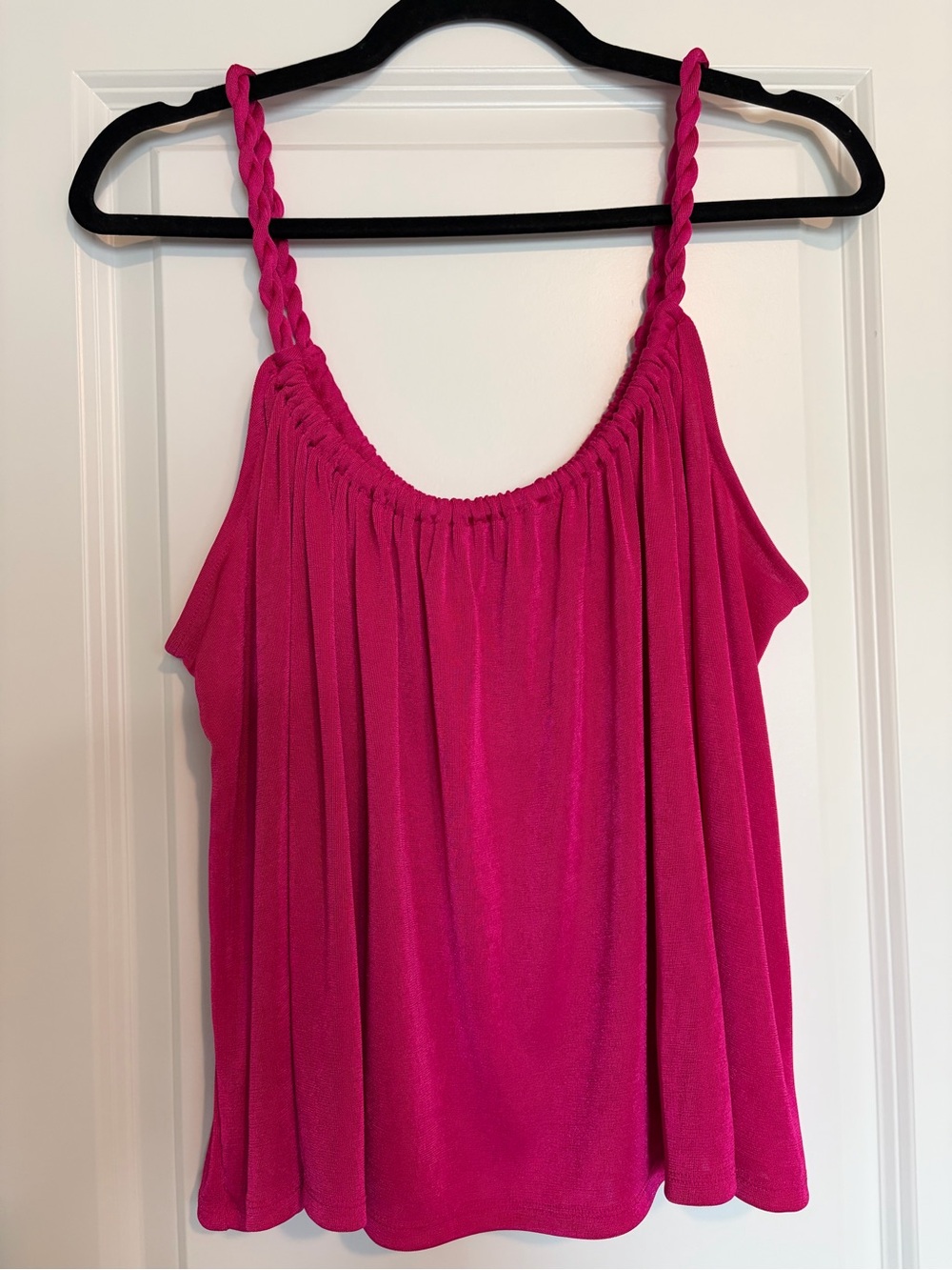 Express Fuchsia Braided-Strap Camisole